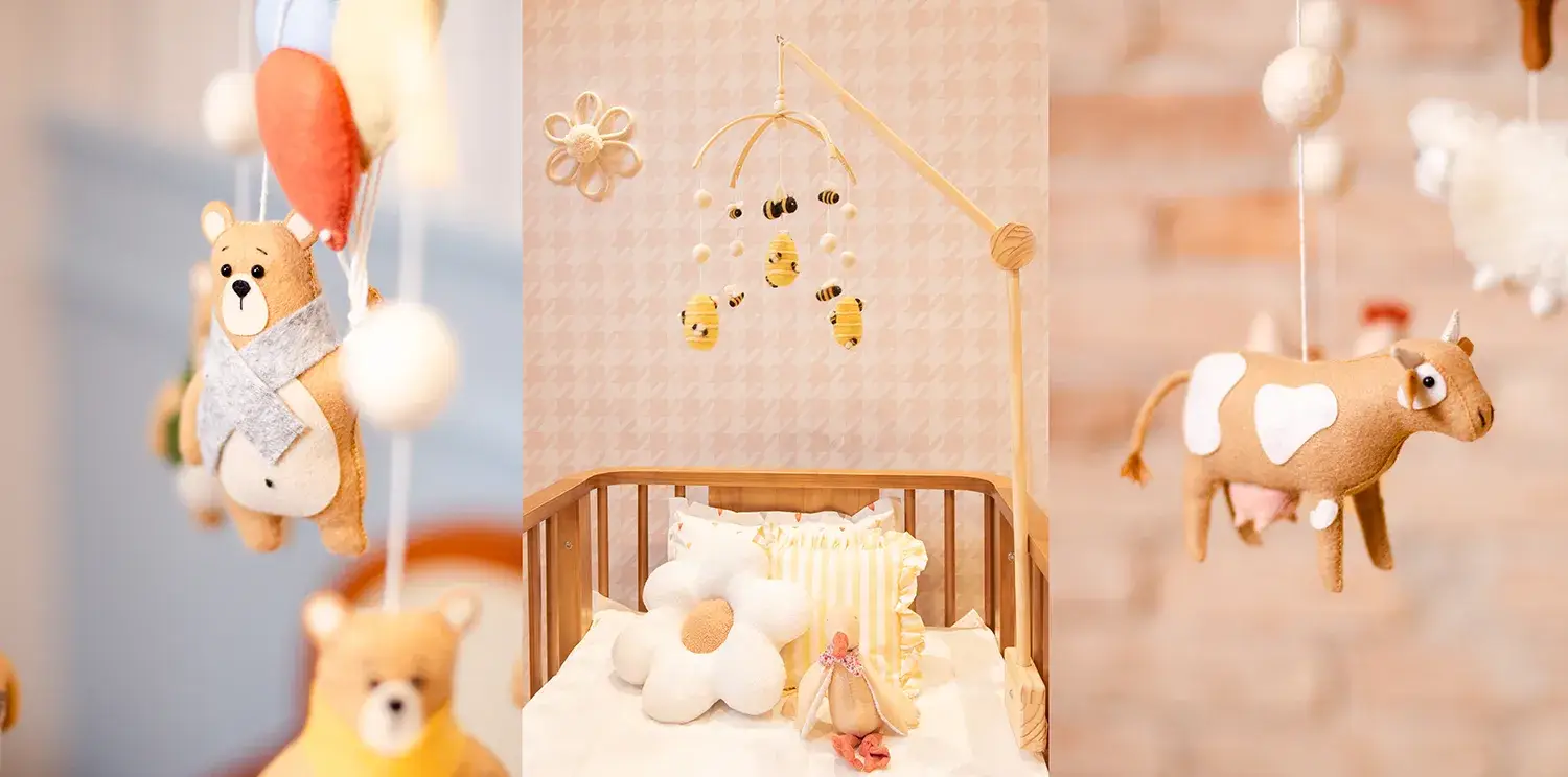 Móbiles infantis da Decora e Adora