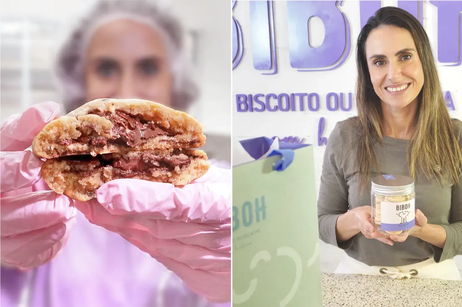 Juliana Ribeiro fundadora da Biboh, Biscoito ou Bolacha