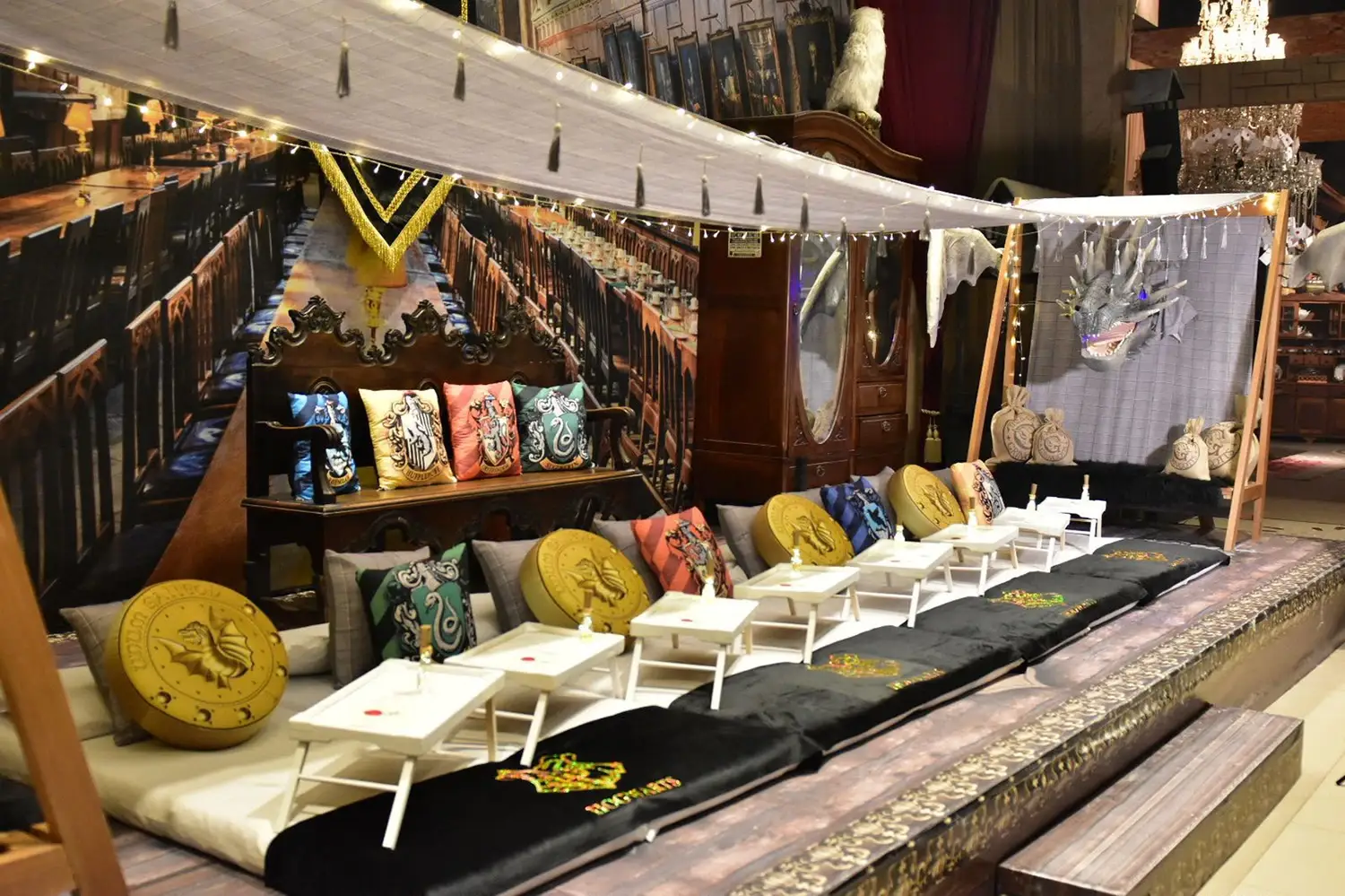 Tema Harry Potter na festa do pijama da Mãe Me Quer