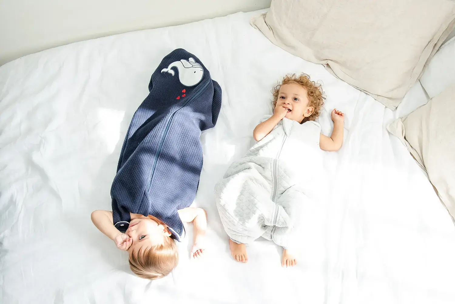 Saco de dormir de baleia e fundo do mar, da Joli Môme