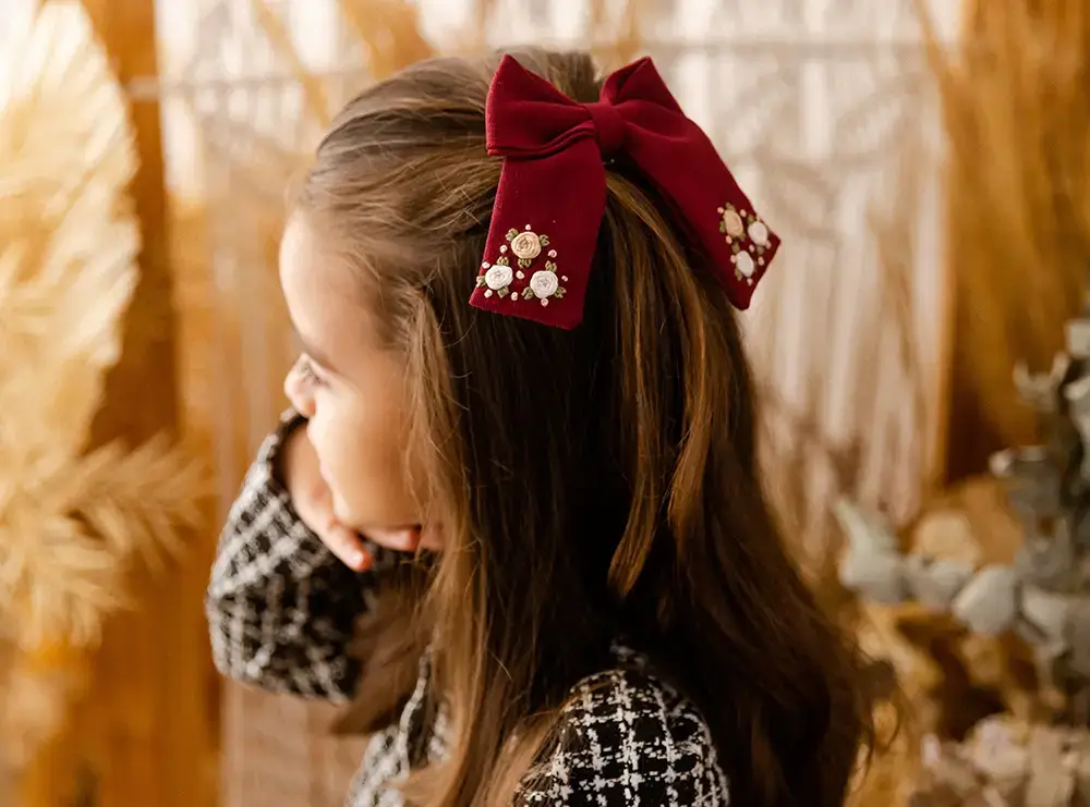 Laço de festa infantil da Lacos Blush