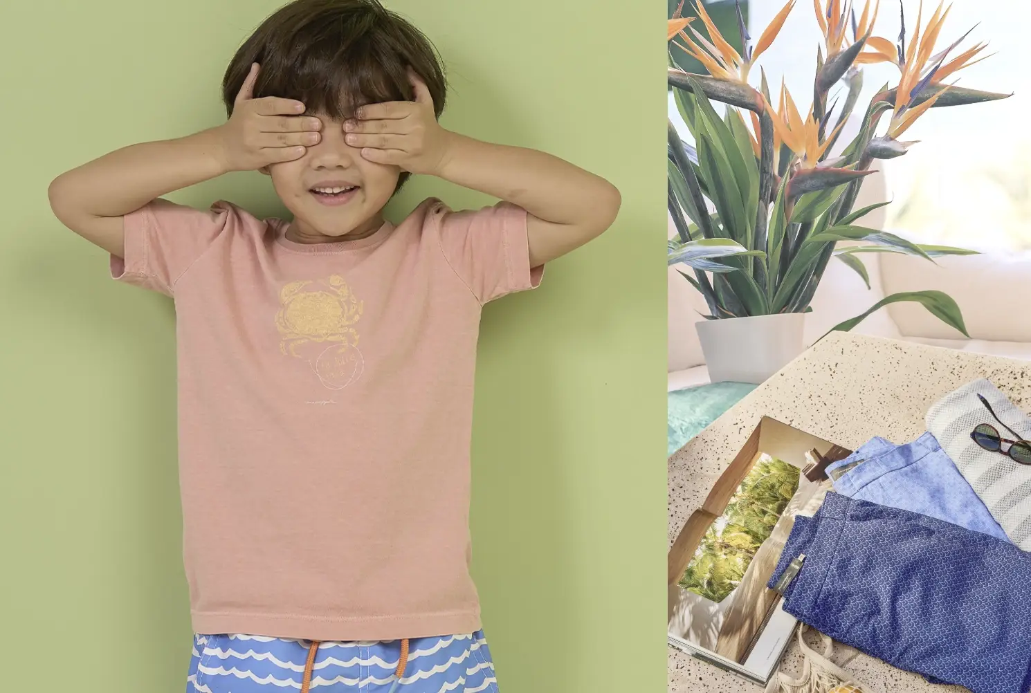 Roupa infantil da Pineapple Brand