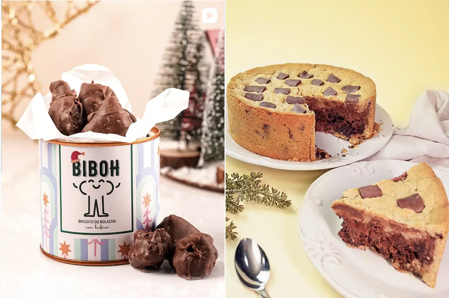 Tortas e gift de latinha da Biboh