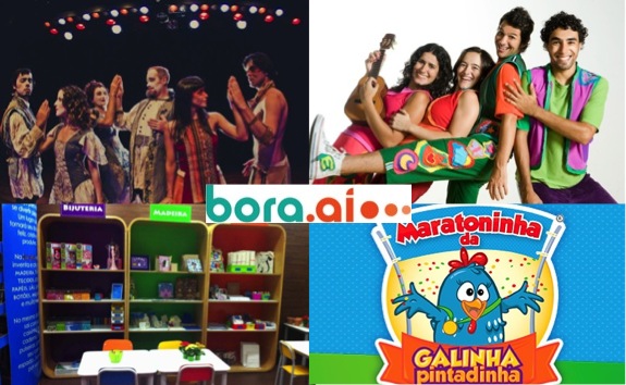 Programação para o final de semana – por Bora.aí