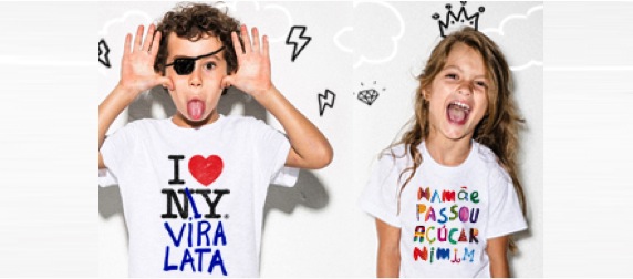 T-Shirts Mini Huck! Para os pequenos descolados!