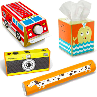 Box Play for Kids: Etiquetas ilustradas para transformar a sucata em brinquedos!