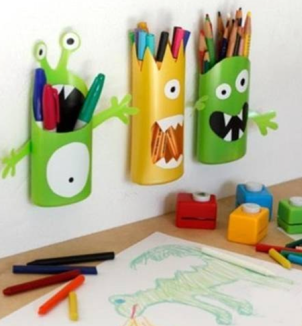 Atividade DIY que estimula a reciclagem, organização e criatividade!