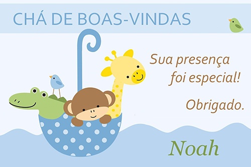 cha de boas vindas