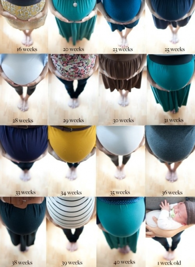 5 ideias criativas para fotografar o crescimento da barriga! - Just Real Moms