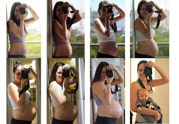 5 ideias criativas para fotografar o crescimento da barriga! - Just Real Moms