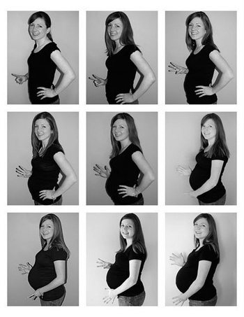 5 ideias criativas para fotografar o crescimento da barriga! - Just Real Moms