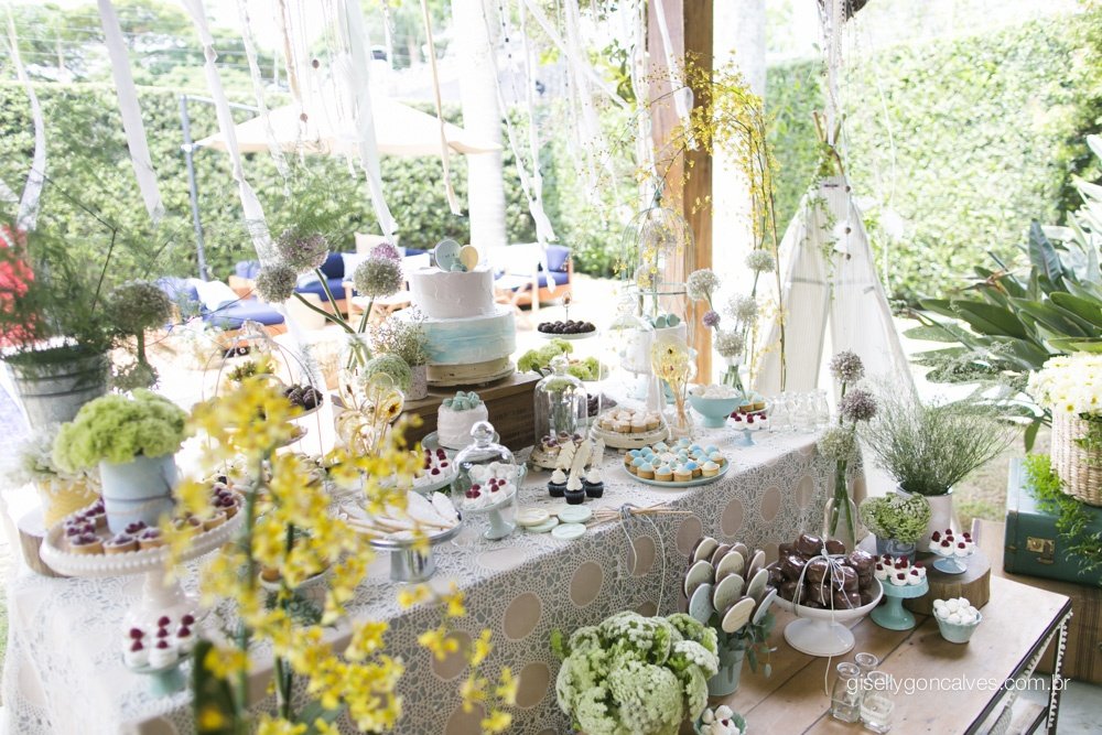 Festa Infantil de 1 ano, Tema Hippie