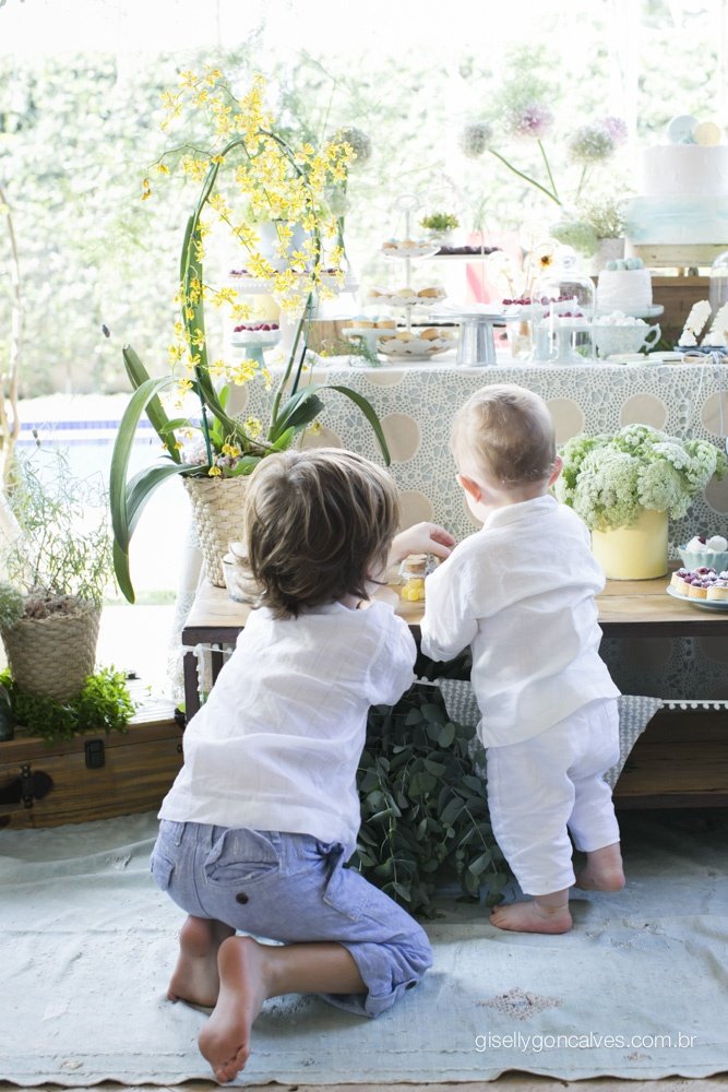 Crianças – Festa Infantil de 1 ano, Tema Hippie