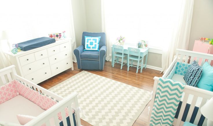 Quartos para bebês gêmeos - Just Real Moms