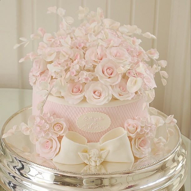 Bolo de batizado decorado - Just Real Moms