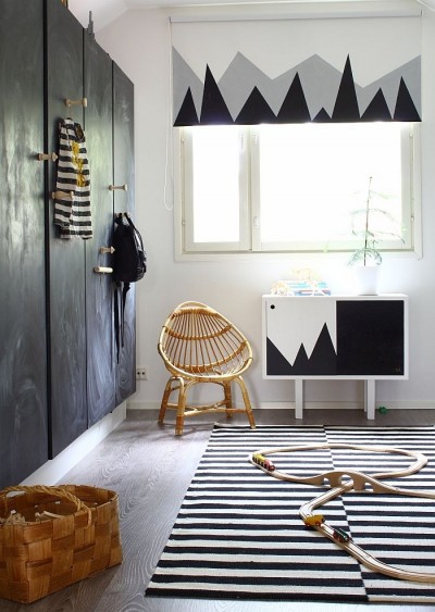 Quarto infantil preto e branco - Just Real Moms