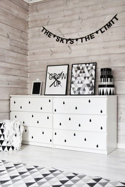 Quarto infantil preto e branco - Just Real Moms