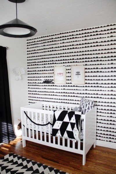 Quartos infantis preto e branco - Just Real Moms