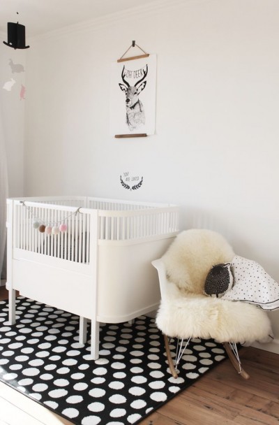 Quartos infantis preto e branco - Just Real Moms