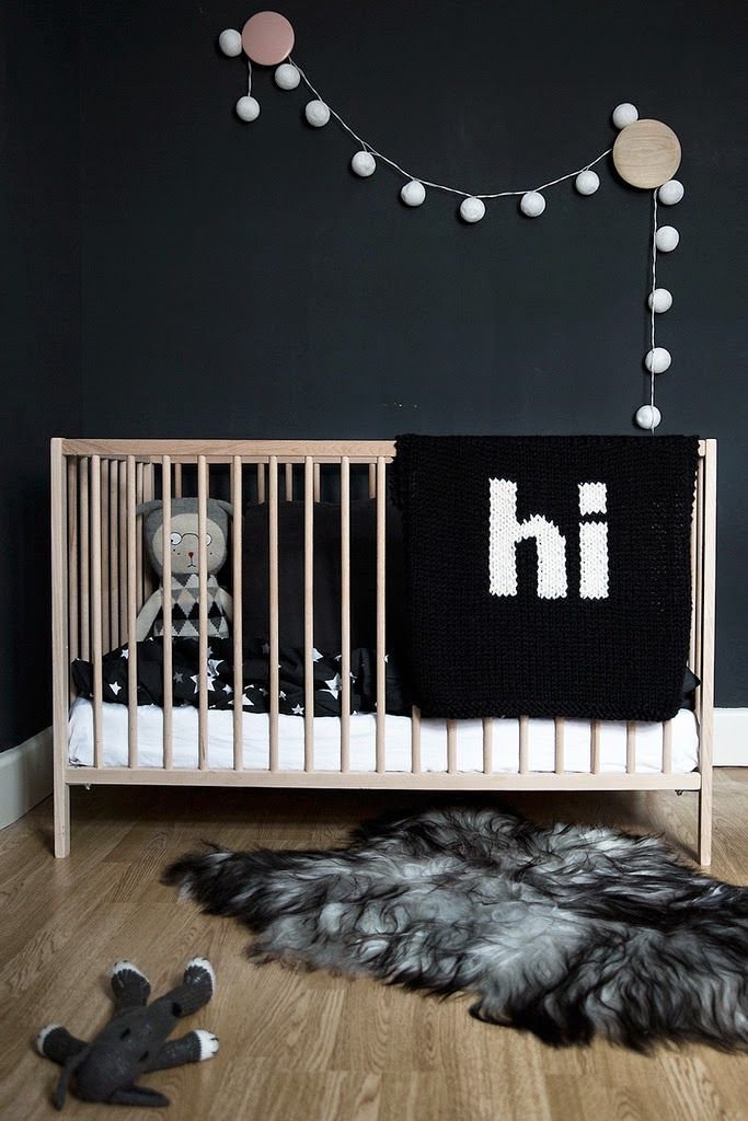 Quarto infantil preto e branco - Just Real Moms