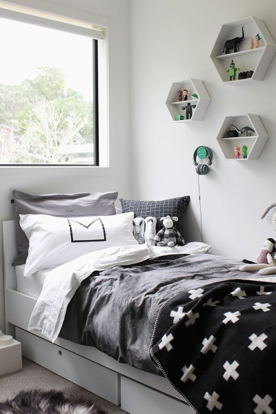 Quarto infantil preto e branco - Just Real Moms