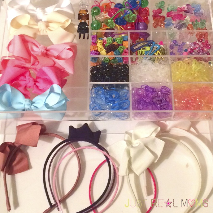 Caixa para acessórios de cabelo - Just Real Moms