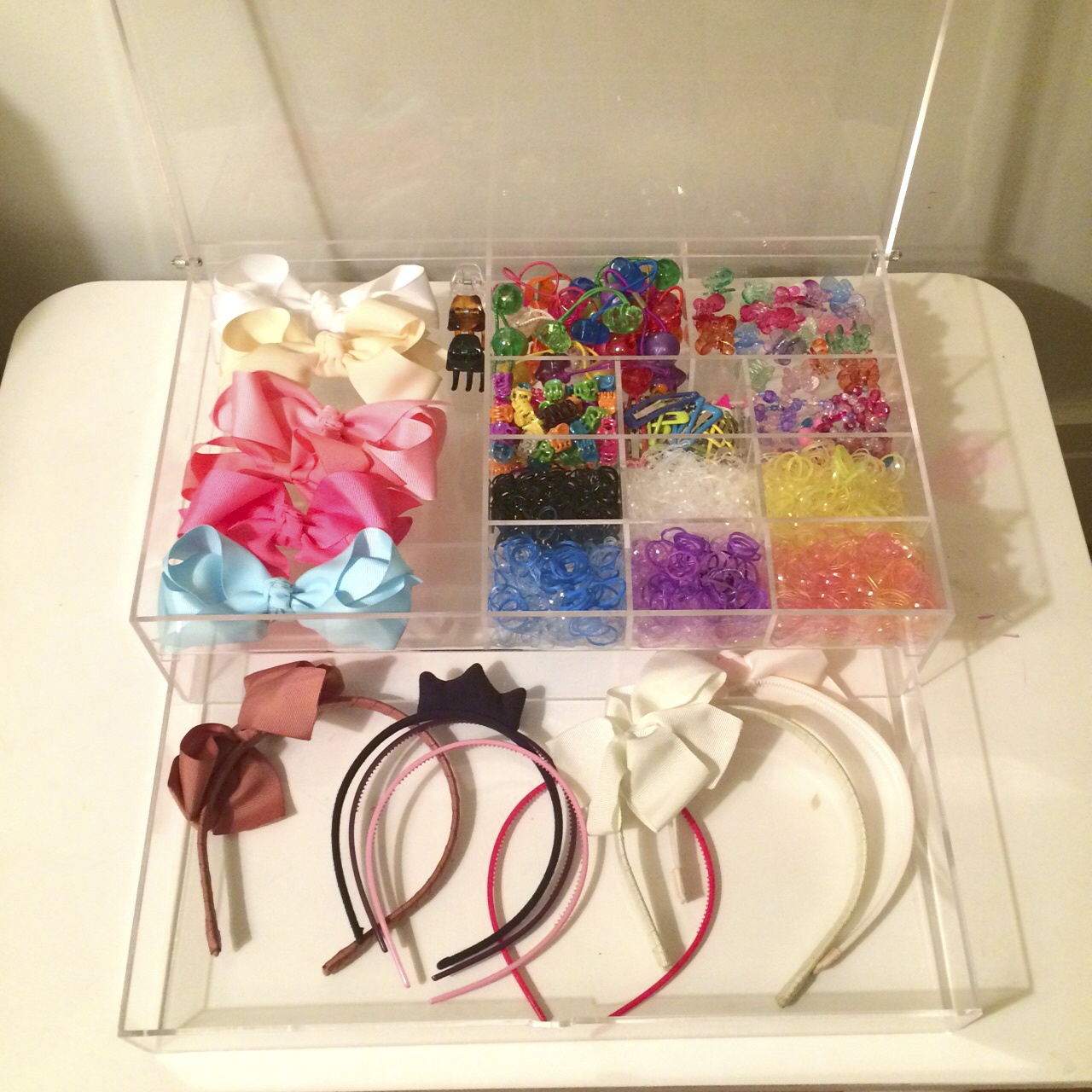 Caixa para acessórios de cabelo - Just Real Moms