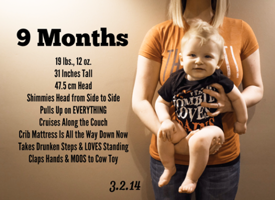Fotos do desenvolvimento do bebê - Just Real Moms