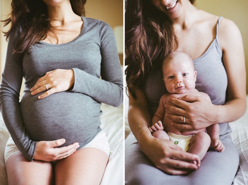 Ideias de fotos para acompanhar a gravidez - Just Real Moms