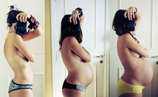 Ideias de fotos para acompanhar a gravidez - Just Real Moms