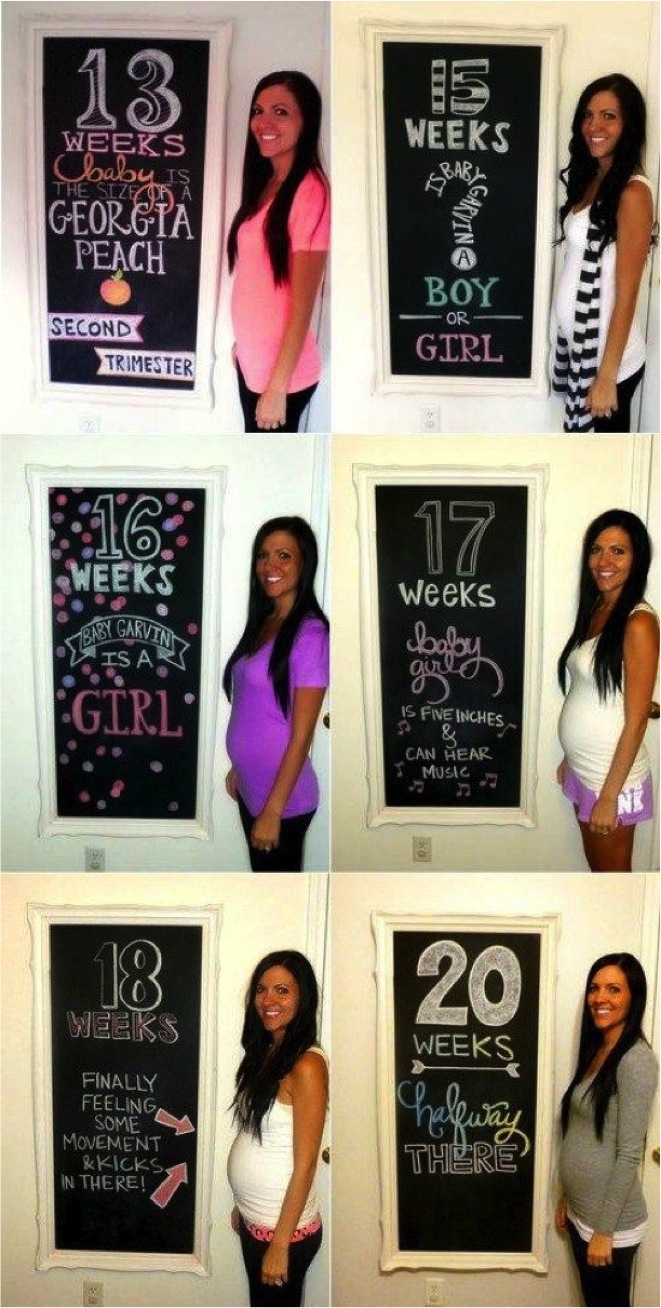 Ideias de fotos para acompanhar a gravidez - Just Real Moms