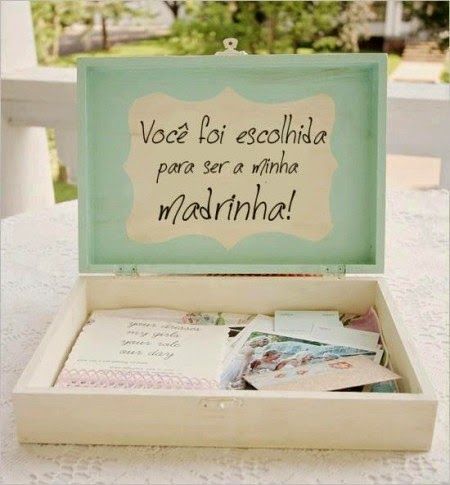 Ideias de convites para madrinha de bebê