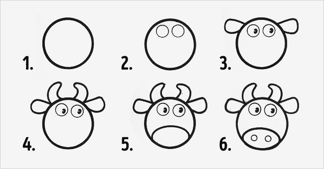 10 desenhos fáceis com círculos para fazer com as crianças!