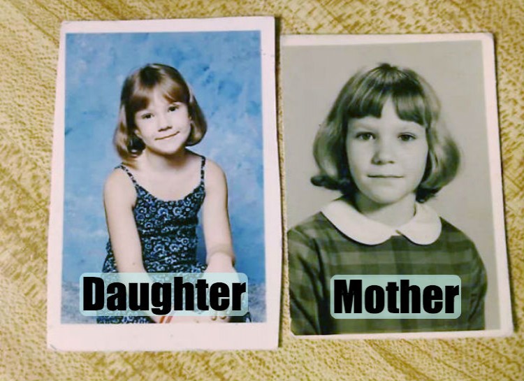 filhos idênticos aos pais quando tinham sua idade - Just Real Moms