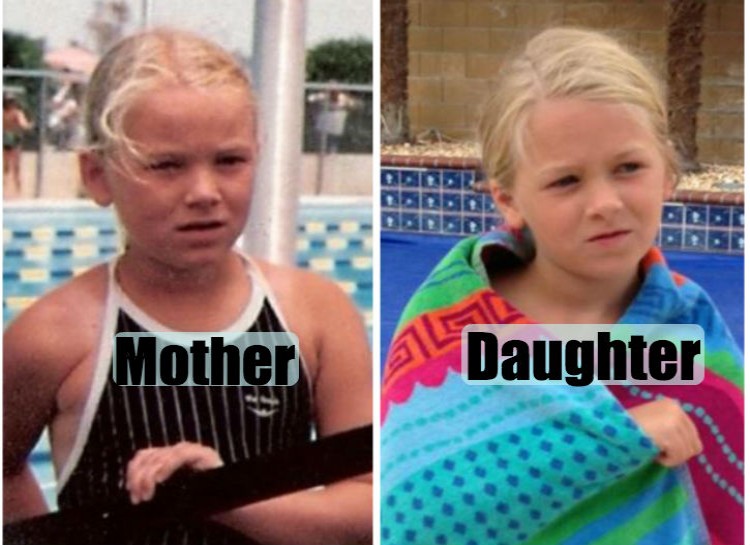 filhos idênticos aos pais quando tinham sua idade - Just Real Moms