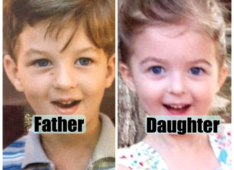 filhos idênticos aos pais quando tinham sua idade - Just Real Moms