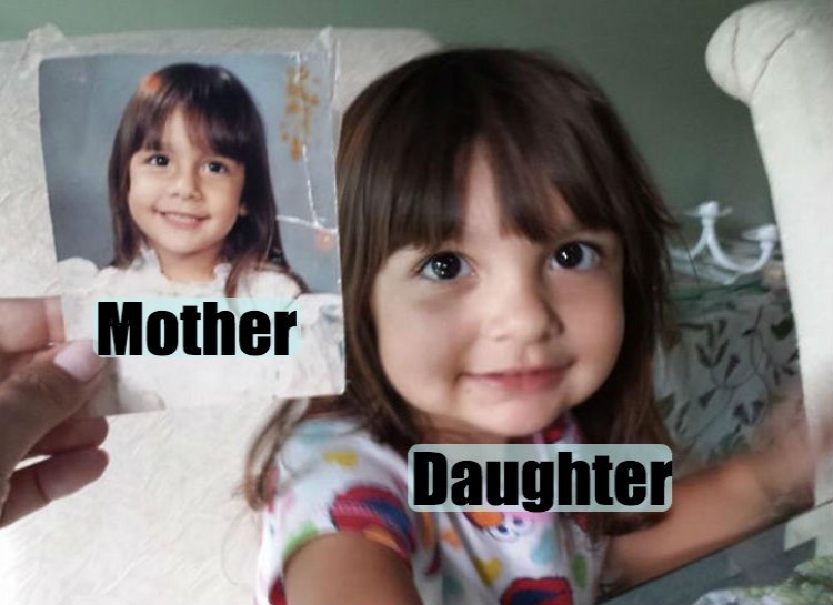 filhos idênticos aos pais quando tinham sua idade - Just Real Moms