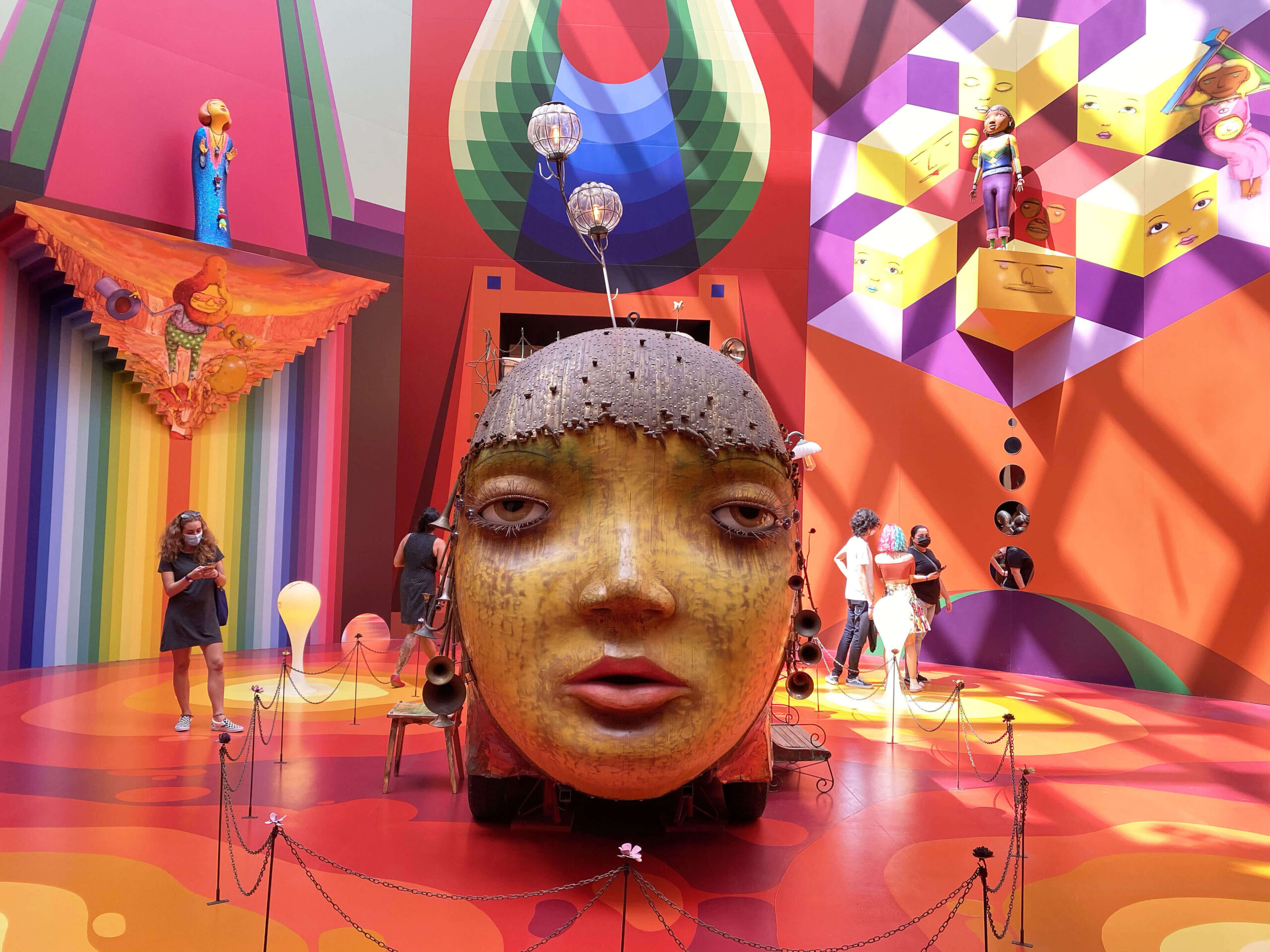 Just Real Moms OsGemeos Pinacoteca Kombi Rosto