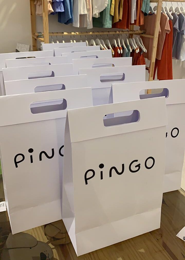Just Real Moms Pingo Praia Embalagem