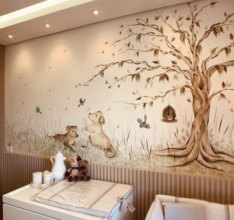 Décor do dia: Quartos infantis com ilustrações decorativas