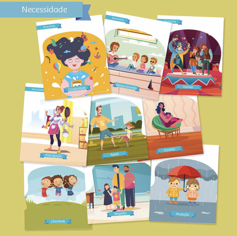Um Jogo de Cartas para aprender CNV (Comunicação Não Violenta) para pais e crianças