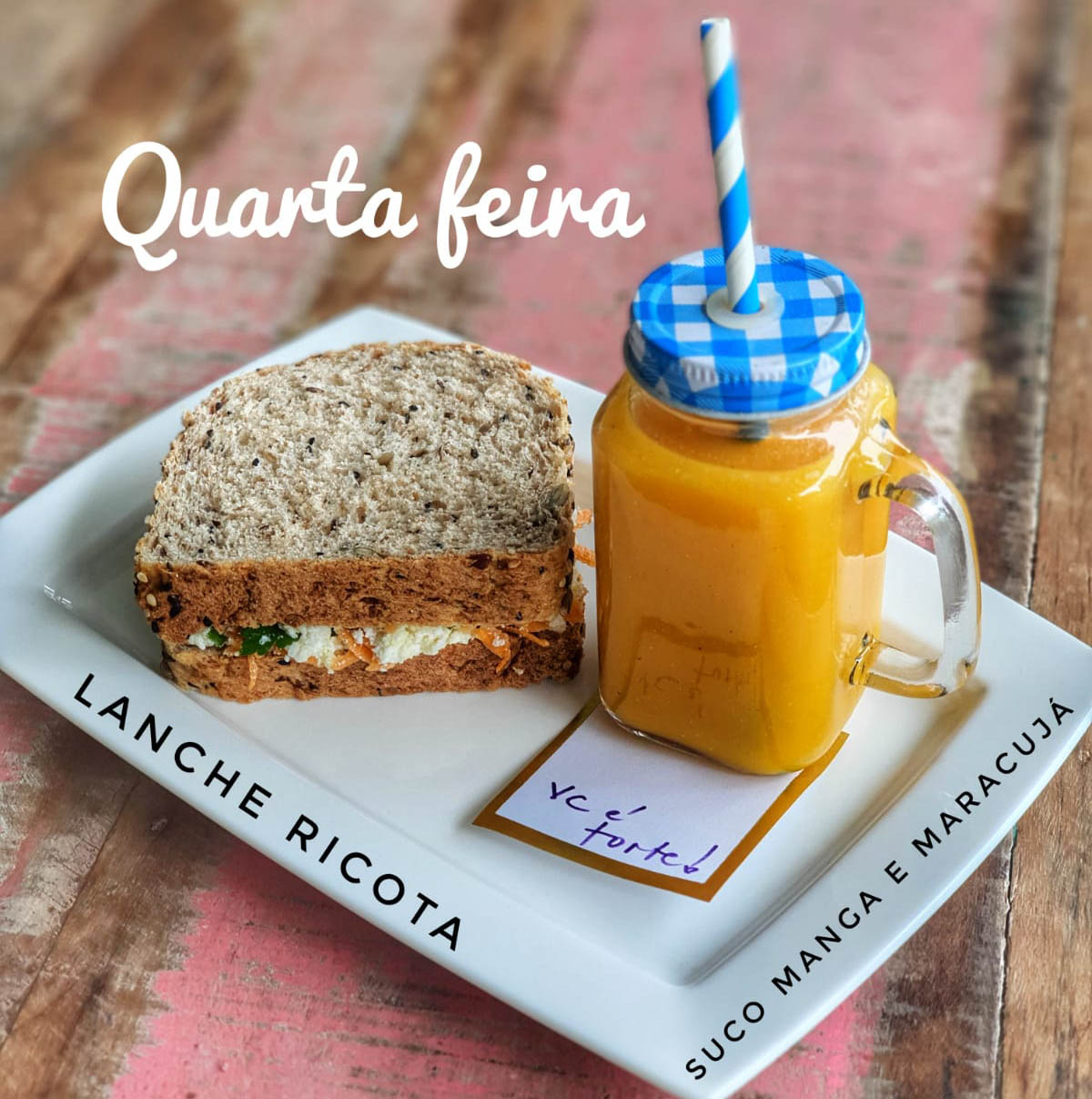 Cardápio de 5 Opções de Lancheira dos Filhos Sanduiche de Ricota Just Real Moms