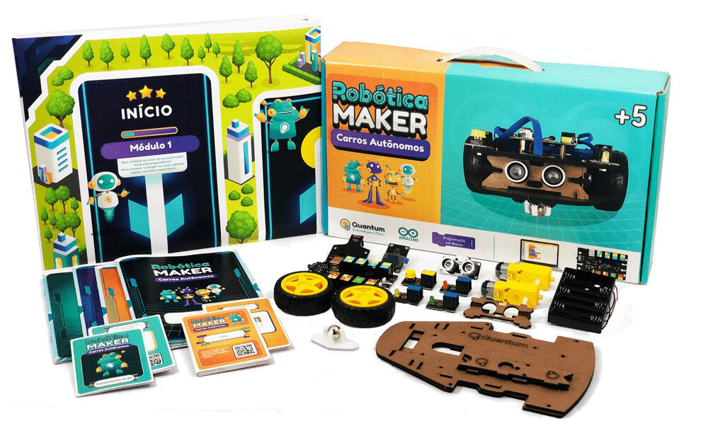 Kit Curso de Robótica Infantil Quantum Educacional Just Real Moms