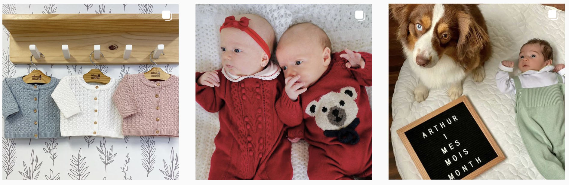 Nina e Maria Enxoval para Bebe Just Real Moms