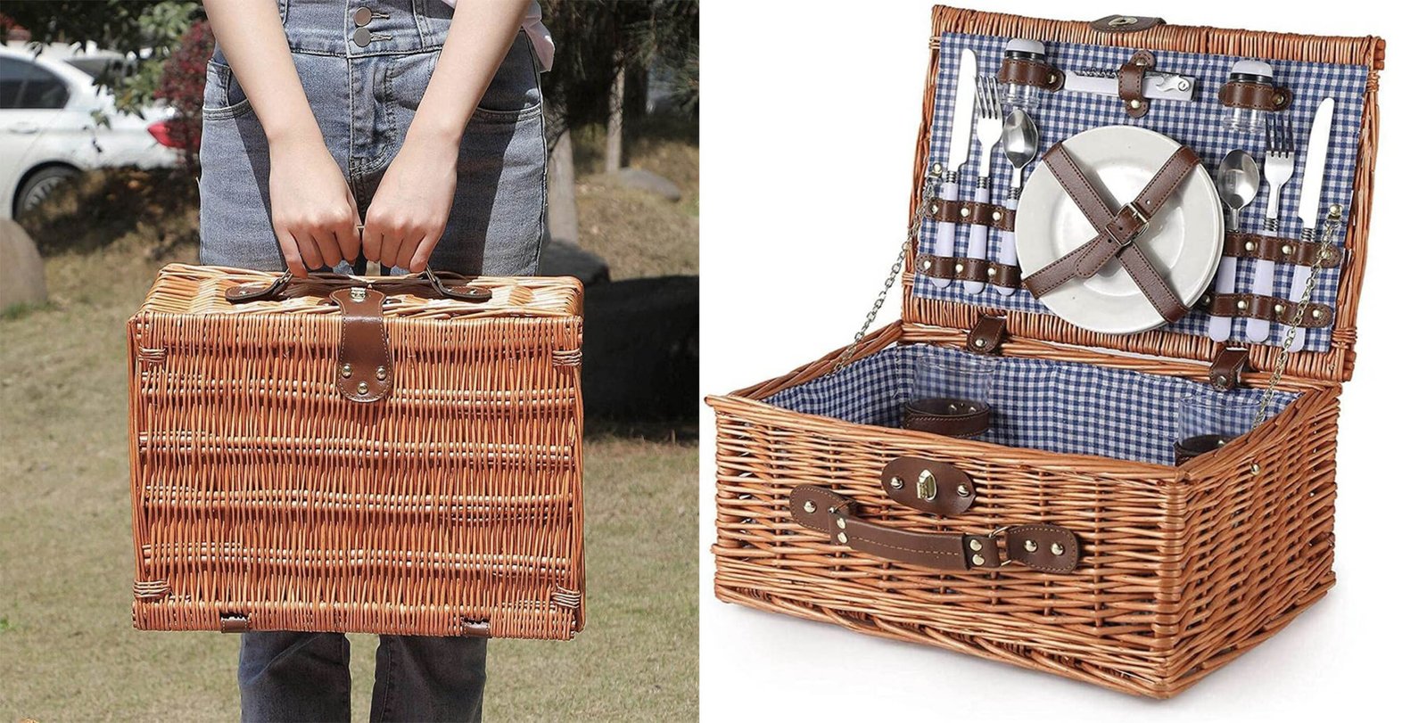 Conjunto Cesta Piquenique Casal Just Real Moms