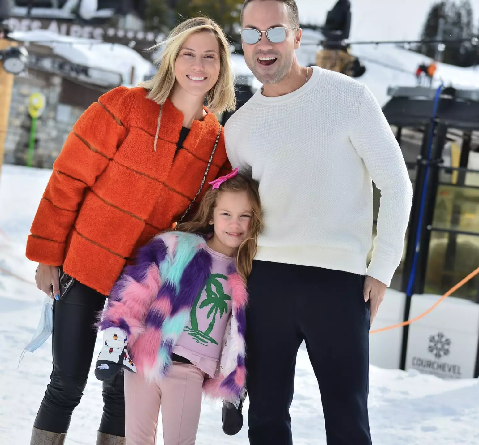 Ariana Nasi e família Viagem Ski Just Real Moms
