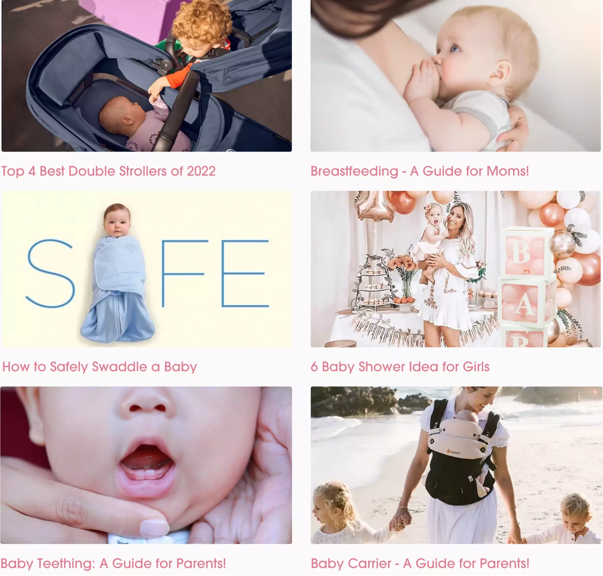 Blog Loja Enxoval de Bebê Just Real Moms