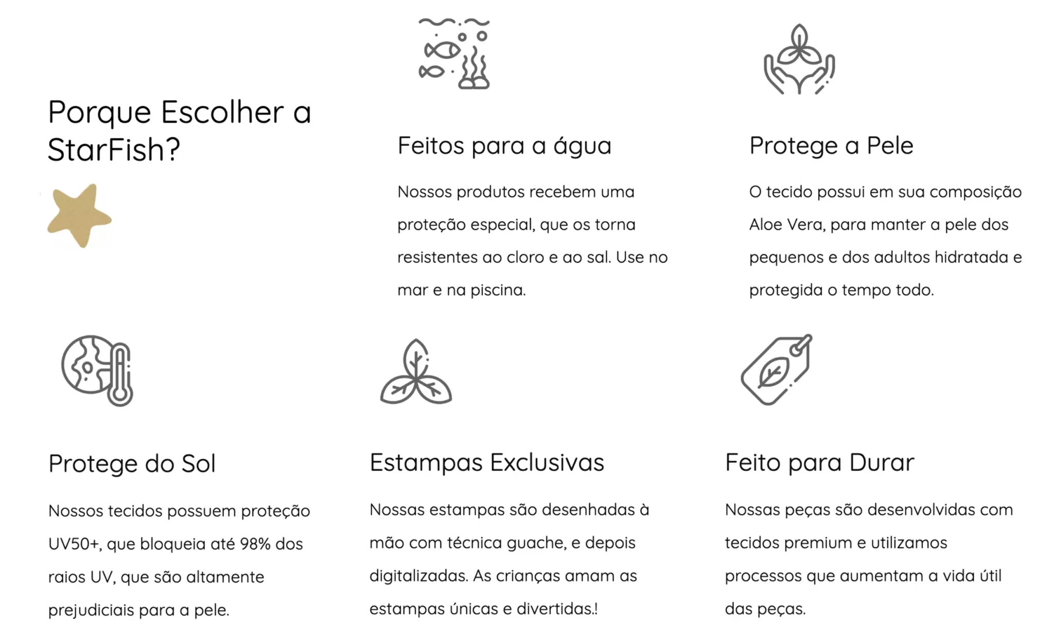 Porque Starfish Kids Moda Praia Infantil Just Real Moms