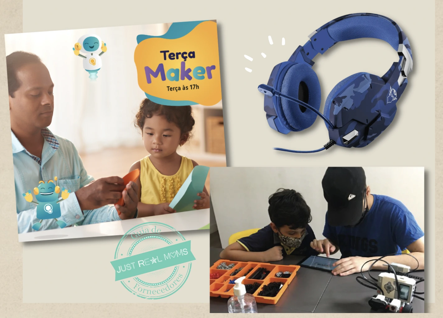 Robótica Maker Quantum Fone Nerds Smart Living Presente Pai Just Real Moms