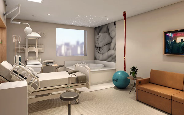 Sala de Parto Humanizado Maternidade São Luiz Star São Paulo Just Real Moms